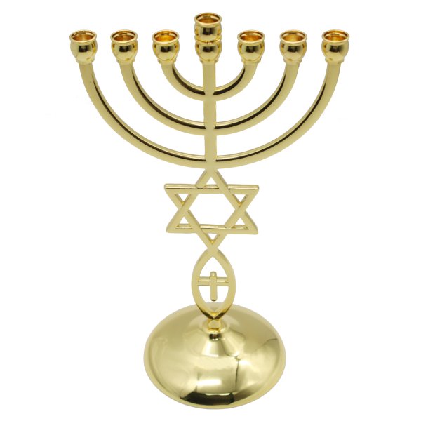 Messianic Menorah Hebraic Roots Seven Branch Temple Menorah