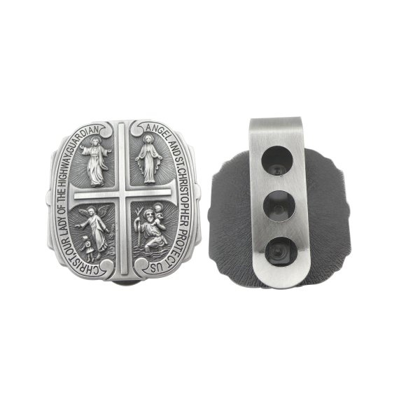 Custom St. Christopher Visor Clips - Image 2