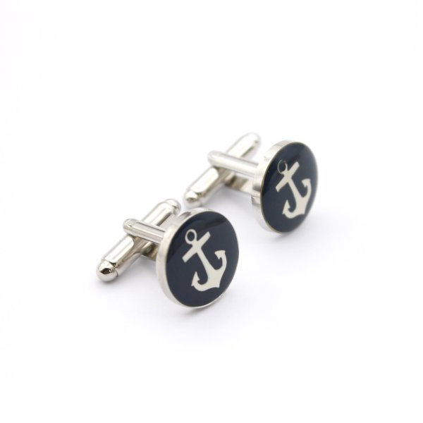 Personalized Metal & Enamel Cufflinks - Image 3