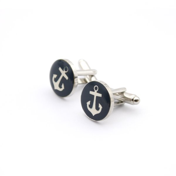 Personalized Metal & Enamel Cufflinks - Image 2