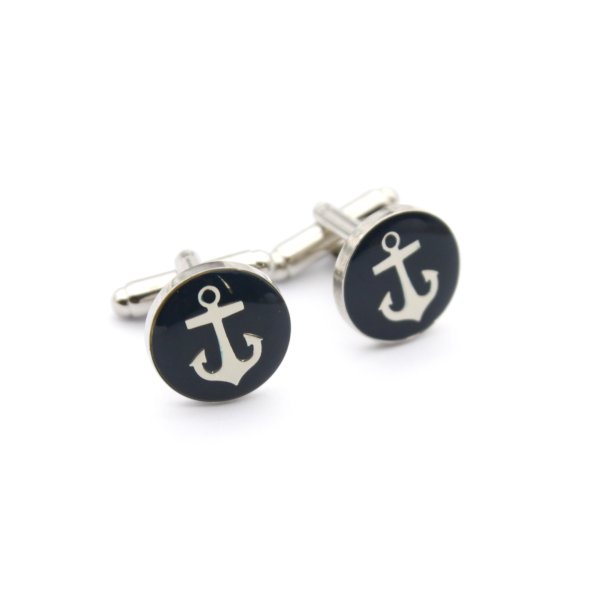 Personalized Metal & Enamel Cufflinks