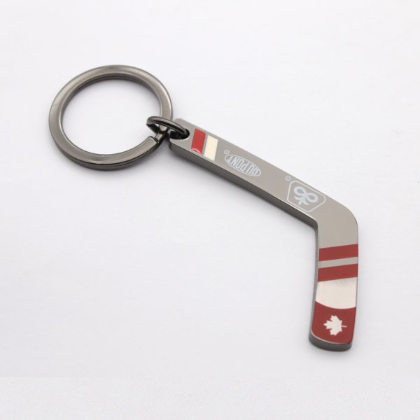 Custom Metal Hockey Stick Keyrings - Image 2