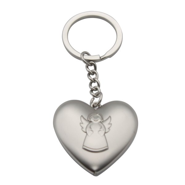 Heart-Shaped Guardian Angel Promotional Keyring