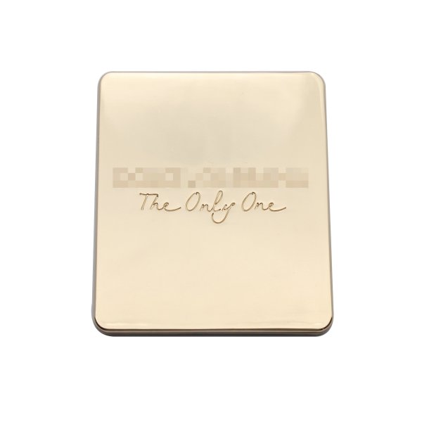 Custom Engraved Gold Cosmetic Mirrors