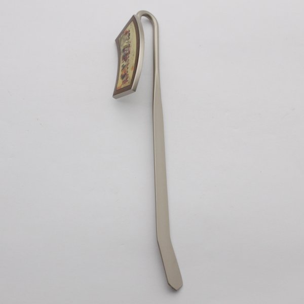 Custom Metal Bookmarks with Epoxy Dome - Image 3