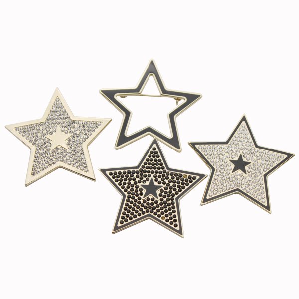 Custom Sparkle Star Lapel Pins