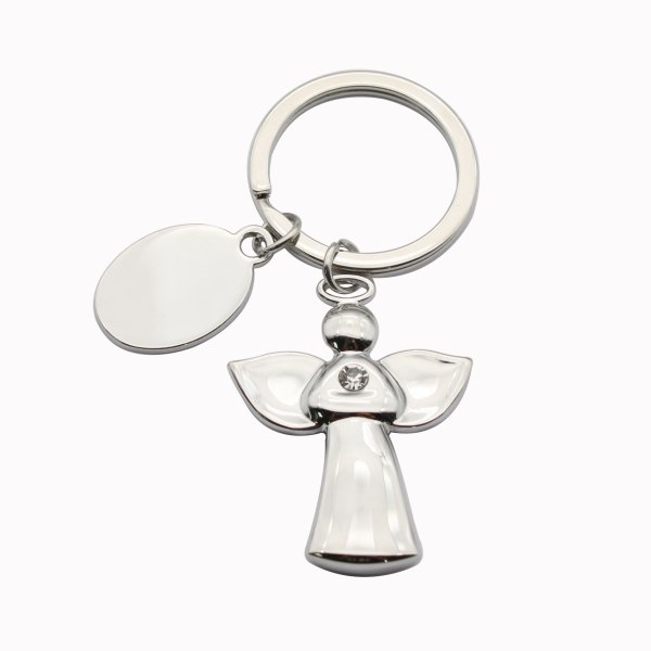 Personalized Angel Memorial Keyring