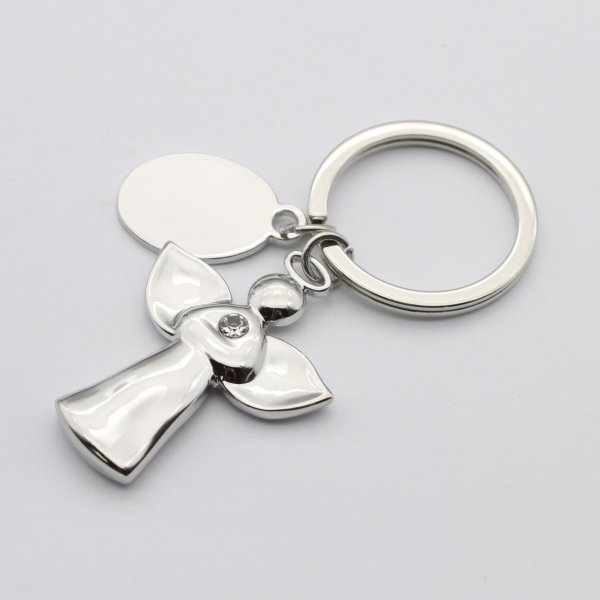 Personalized Angel Memorial Keyring - Image 2