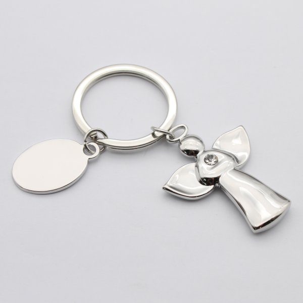 Personalized Angel Memorial Keyring - Image 3